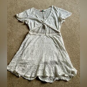 Free people lacy tie knot dress